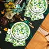 FYSUIMU St. Patrick’s Day Tableware Set Kit Serves 24 Shamrock