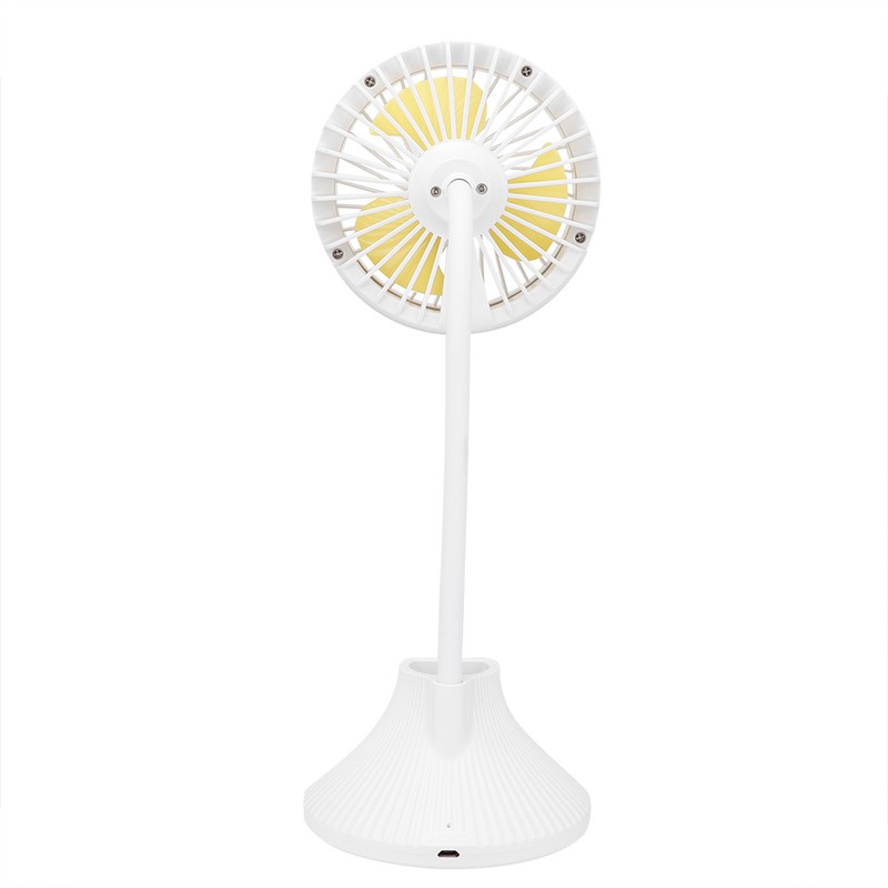 1Pc Mini Desktop Fan with Rechargeable USB and Table Night