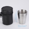Spldsun Pack of 12 Hip Flask Mugs, Stainless Steel Cups,