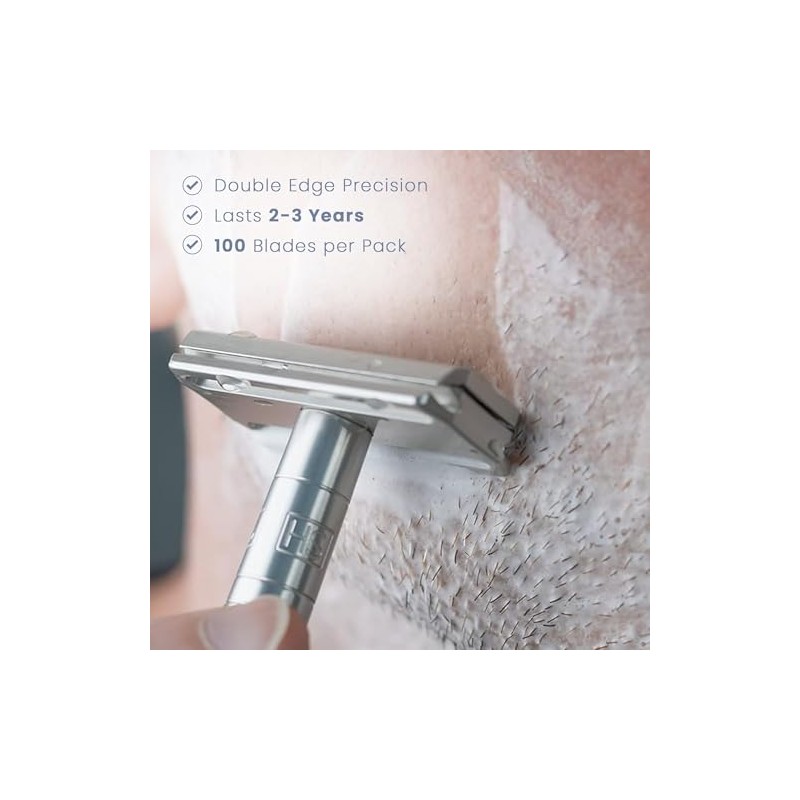 RK Shaving Double Edge Razor Blade - 100 pack -