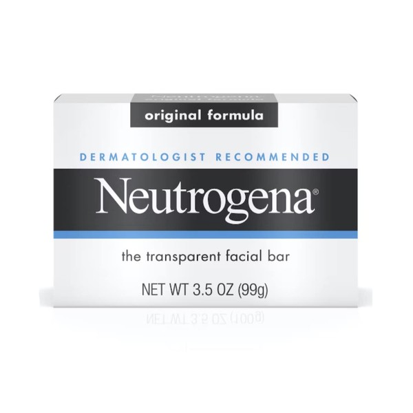 Neutrogena Facial Bar, Original Formula, 3.5 oz (Pack of 3)