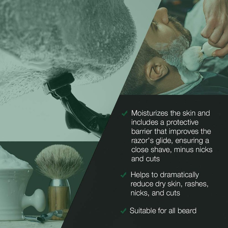 Clubman Pinaud Classic Barber Shave Cream, Moisturizing and Conditioning for