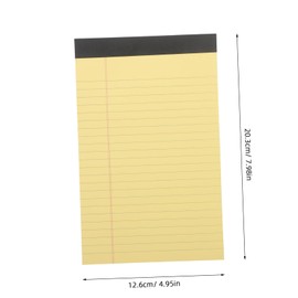 jojofuny 4pieces School Memo Pads Work Schedule Planner Legal Pad Tear Off Memo Tabs Page Tabs