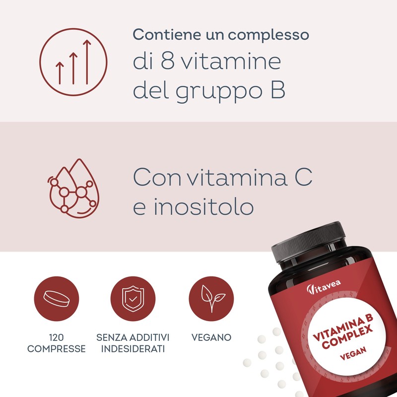 Complesso Vitaminico B ad Alto Dosaggio con Vitamina C –