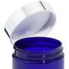 (12 Pack) 12 oz Cobalt Blue PET Plastic Jar with