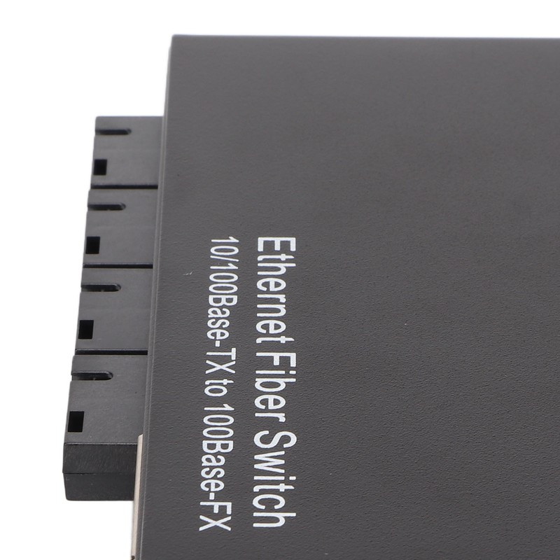 Ethernet Optical Switch 6 Ports 10 100Mbps RX1550 Tx1310nm LED
