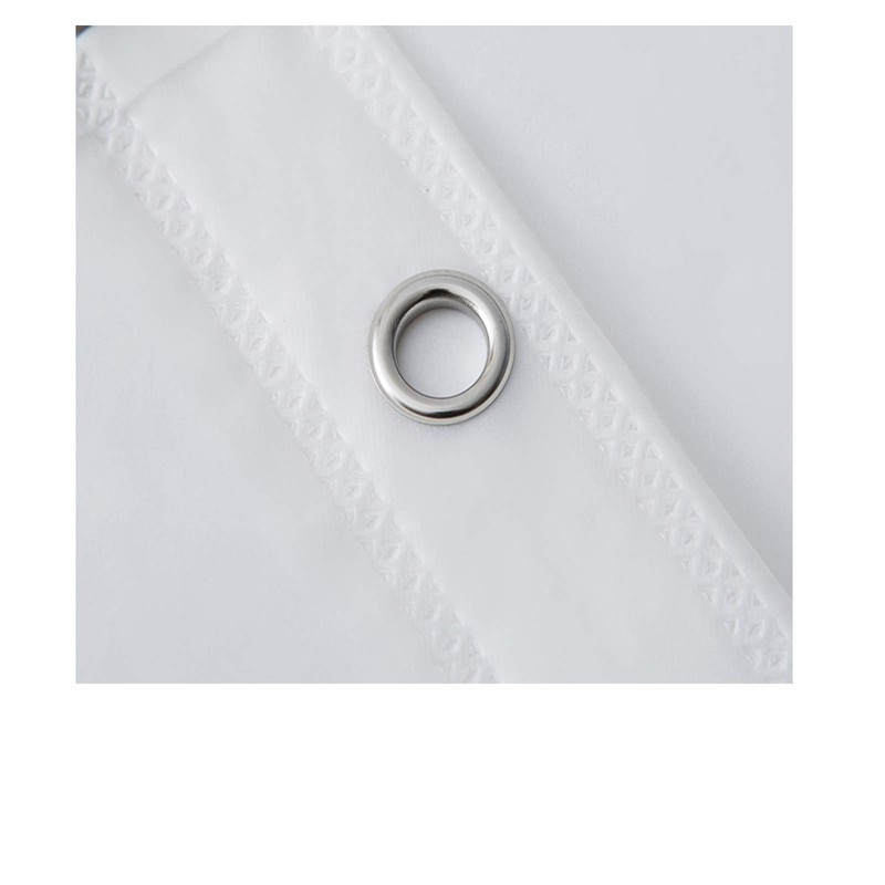Nordic Style Fashion Shower Curtain with Plastic Hooks PEVA Large