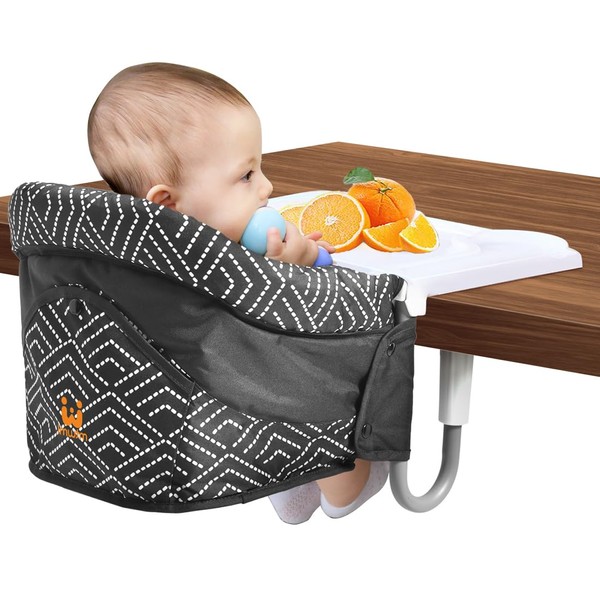 MTWML MTWML Hook On High Chair with Tray,Portable Baby High