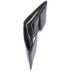 Small wallet JOCKEY CLUB, Genuine Leather, black - ''LEAS Mini-Edition''