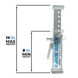 AGM Products Jack Rod - Easy to Use Floor Jack Safety Tool, Rated for 3.5 Tons, Squeeze to Extend, Locks Automatically, Sqeeze to Remove. Cars, Truck, SUV's Jack Not Included