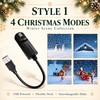 Indoor Christmas Projector Light, USB, 10 Festive Patterns for Walls