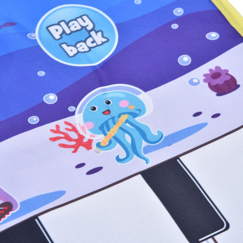 Kids Piano Mat Collapsible Soft Cloth Lighting Musical Dance Floor