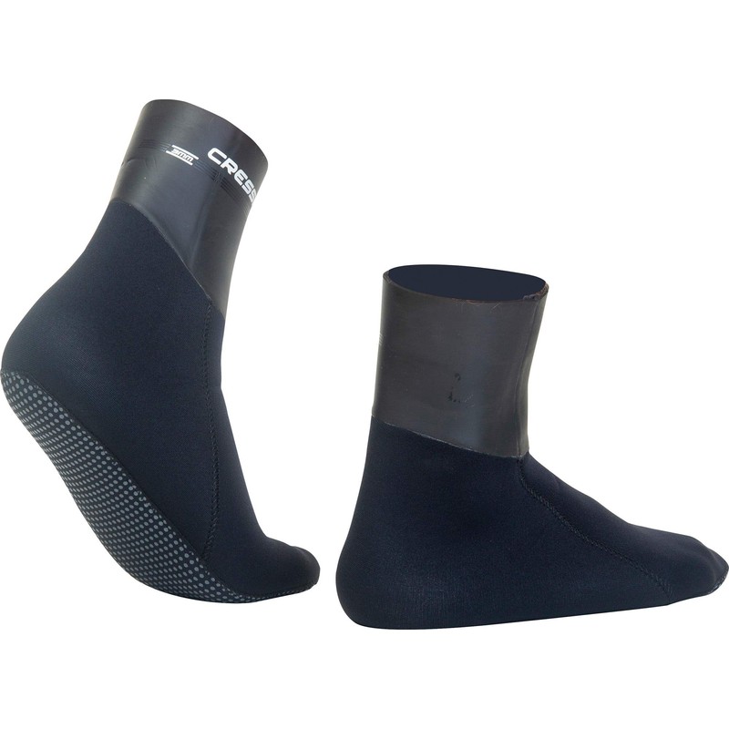 Cressi Unisex's Sarago Socks 3mm Neoprene Thermal Boots, Black, M-7/7.5