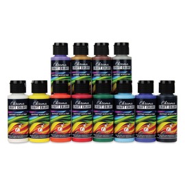 Chroma Craft Colors Acrylic Paints - Basic Colors, Set of 12, 2 oz