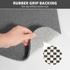 Yolife Triangle Shower Mat, 31.5" x 31.5" Loofah Corner Shower