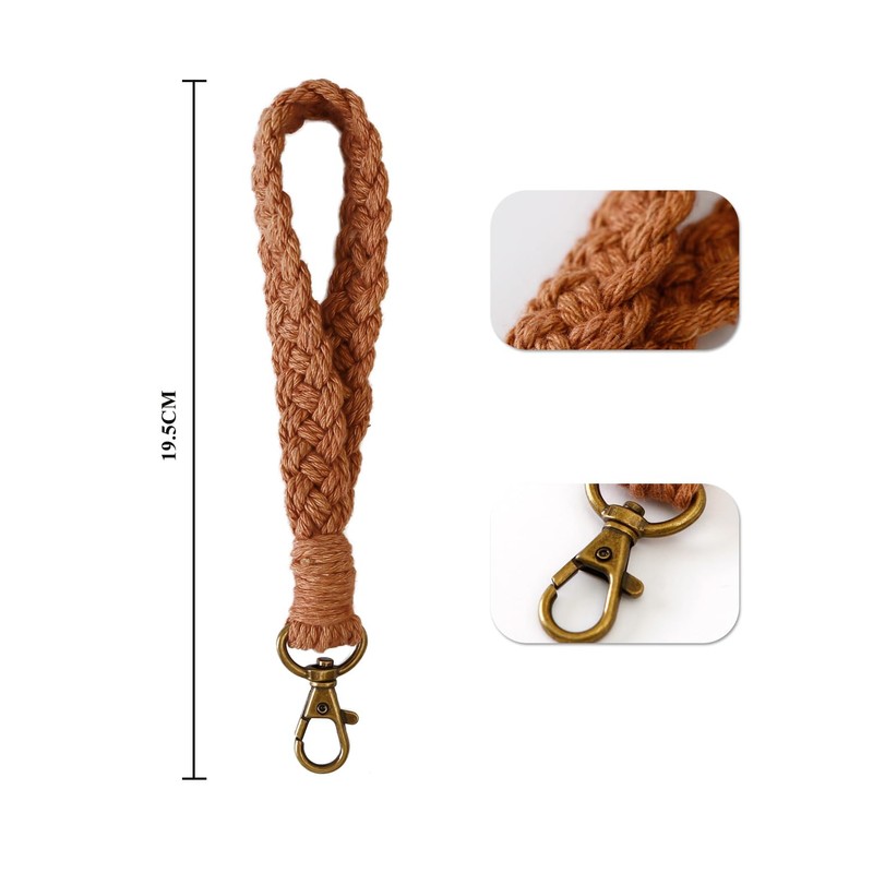 MORSUNBELA Black Lanyard Universal Hand Wrist Strap Lanyard for Girl