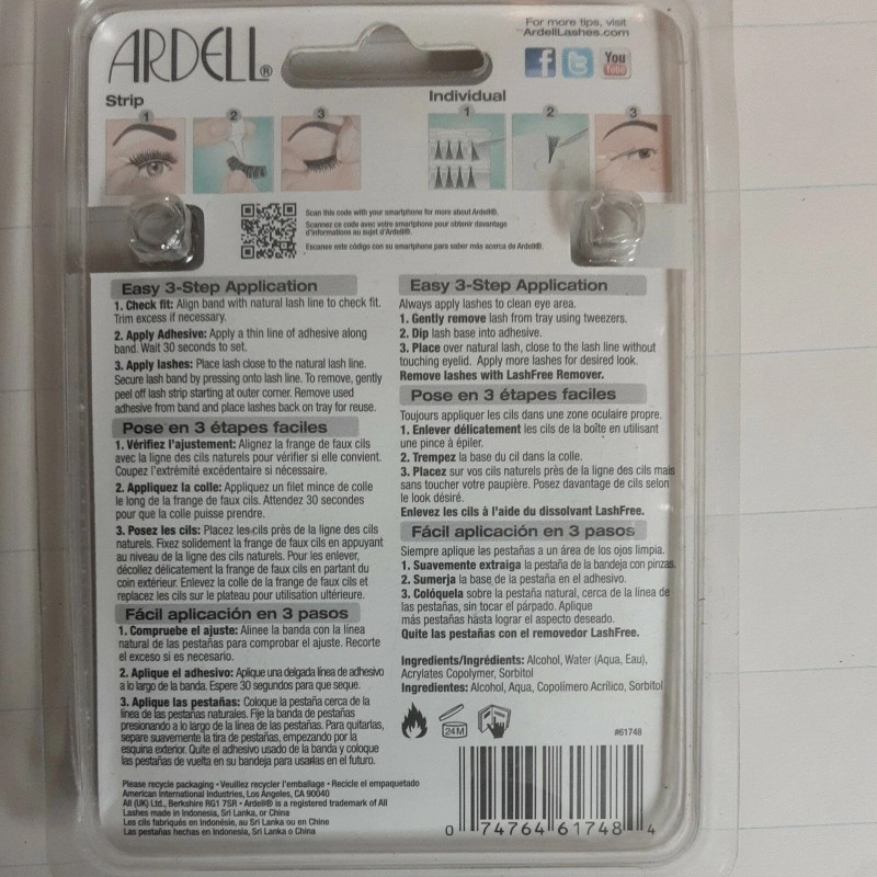 Ardell Lashes Lash Trios 3 in 1 w/ glue, Brand