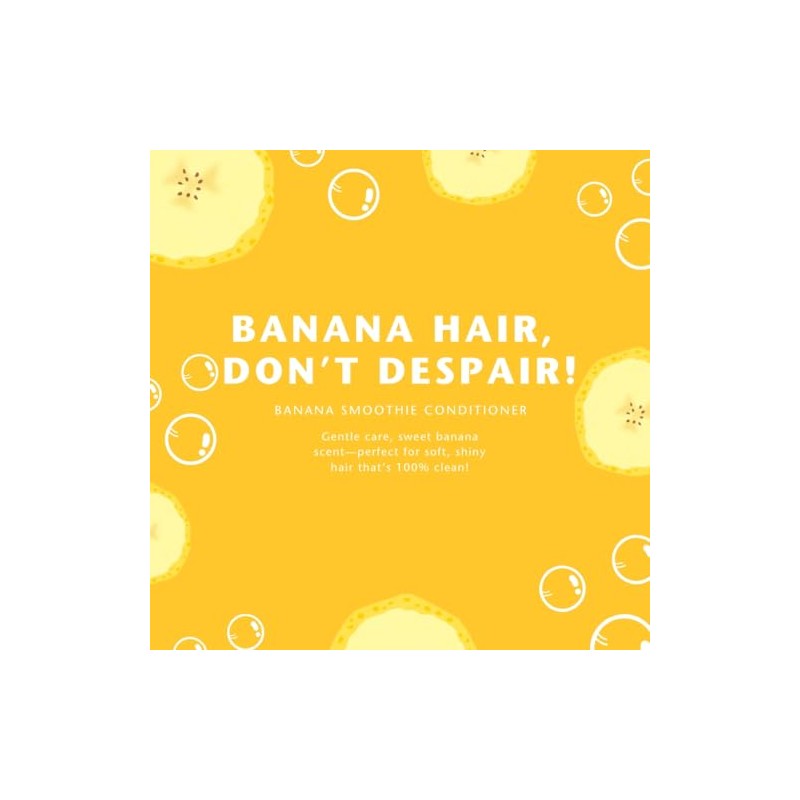 16oz Banana Smoothie Detangler by Clean Kids by Gabriel Cosmetics