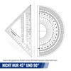 WORKPRO Try Square 300 mm & Triangular Carpenter's Square 180