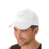 Trigema Men's Baseball Cap White Weiß (Weiss 001) Large