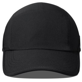 GADIEMKENSD UPF50+ Baseball Cap with Embroidered Patch or Simple Design with Breathable Mesh, black, 54-60