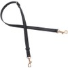 Bolso Mano Mujer Asa de Bolso de Cuero Negro, Correa