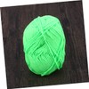 TEHAUX 50g Fluorescent Cotton Yarn Soft Chunky Knitting Yarn for