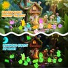 Hysagtek 100Pcs Mini Luminous Resin Animals Glow In The Dark