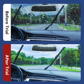 XINSUO® Pack of 4 Windscreen Wipers Replacement Rubber (4 x 800 mm), Boneless Windscreen Wiper, Cut to Size Wiper Rubbers Universally Compatible with All Windscreen Wipers