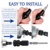1/2-1/4 Adaptador Portabrocas Para Llaves Impacto 10 Unidade