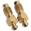 2Pcs Disc Brake Bleeder Screw Titanium Alloy M6 Rust Resistance
