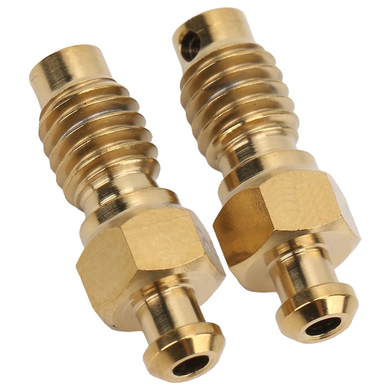 2Pcs Disc Brake Bleeder Screw Titanium Alloy M6 Rust Resistance