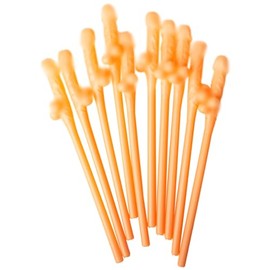 30pcs Hen Party Straws Hen Do Straw Drinking,Reusable Straws for Parties, Straws Naughty Drinking Straw for Birthday Wedding Bachelorette Hen Party (Flesh Color)