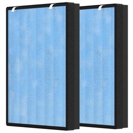 2 Packs HSP002 Replacement Filter Compatible with HSP002 Air Purifi-er 2.0, 4 Stages of Filtration with Main Filters, Activated Carbon Filters, Pre-Filter & Cold Catalyst