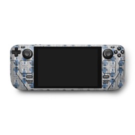 MightySkins Glossy Glitter Skin Compatible with Valve Steam Deck - Galaxy Bots | Protective, Durable High-Gloss Glitter Finish | Easy to Apply, Remove, and Change Styles | Made in The USA