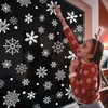 238 PCS Christmas Snowflake Window Clings Decorations, Xmas Window Stickers
