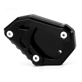 Modeer Motorcycle kickstand shoe Side Stand Enlarge Extension Pad Compatible with 790 890 1050 1090 1190 1290 Adventure R/S/T | 690 Enduro R/SMC R | 701 Enduro/LR/Supermoto | Norden 901 (Black)