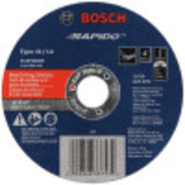 Bosch TCW1S400 4 In 040 In. 5/8 In. Arbor Type 1A (ISO 41) 60 Grit Rapido™ Fast Metal/Stainless Cutting Abrasive Wheel