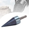 Firewood Split Drill Bit Square Shank BluePlated Screw Cone Head