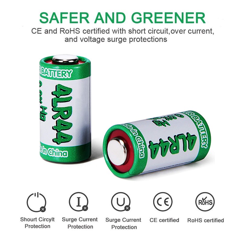 LiCB 10 Pack 4LR44 6V Battery PX28A 476A A544 K28A