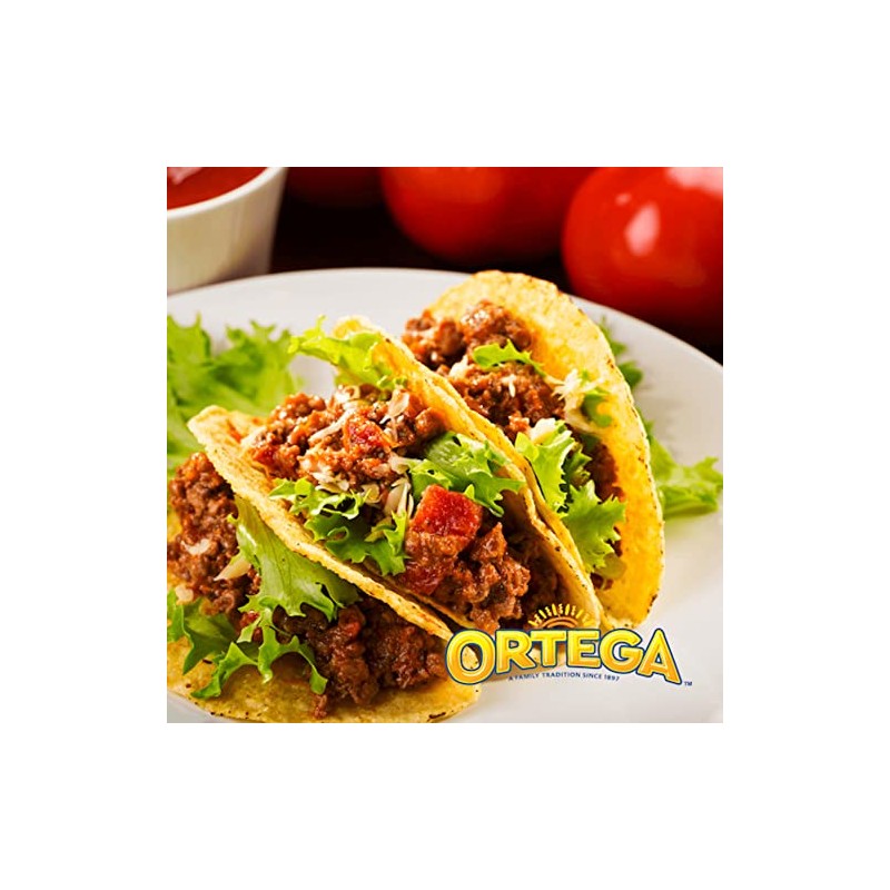 Ortega, Taco Sauce, 8oz Glass Jar (Pack of 3) (Choose