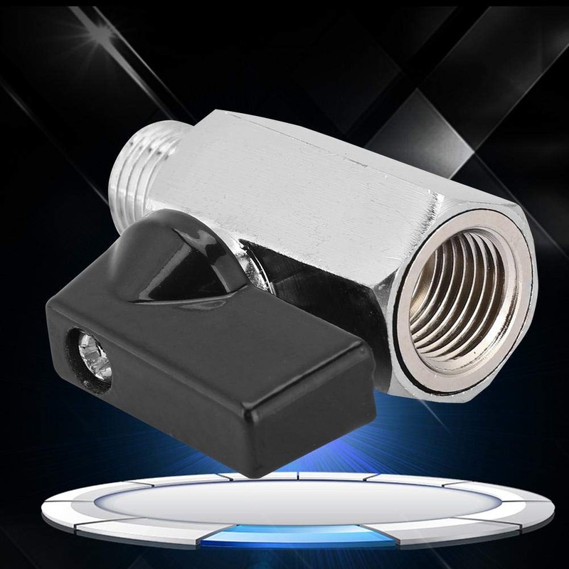 Tonysa G1/4 Female Thread Valve, Brass Water Cooling Valve, Computer