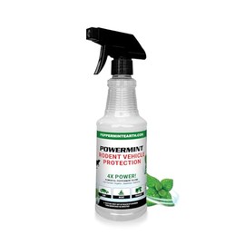 Powermint Peppermint Oil Rodent Vehicle Protection Spray (16 Oz) for Vehicle Engines and Interiors - Cars, Trucks, RVs, and Boats