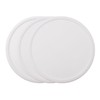 ONLYKXY 3 Pieces 3.93 Inch Silicone Coasters, Round Coasters for