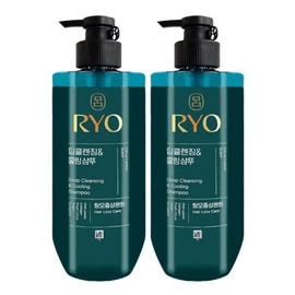 Ryeo Cheongah Deep Cleansing & Cooling Shampoo 592ml x2 / 려 청아 딥클렌징 앤 쿨링 샴푸 592ml x2