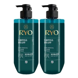 Ryeo Cheongah Deep Cleansing & Cooling Shampoo 592ml x2 / 려 청아 딥클렌징 앤 쿨링 샴푸 592ml x2