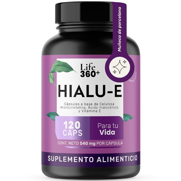 Life360 cido Hialurnico 540 mg 120 Cpsulas Adicionado con Vitamina
