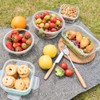 Bayco Glass Food Storage Containers with Lids, [24 Piece] Meal
