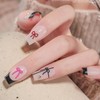 12 Blatt Schleifen Nagelstickers, 3D Bögen Nagelaufkleber Selbstklebend Nail Art