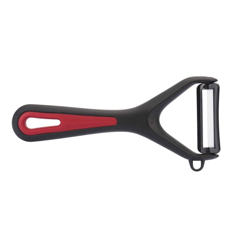 Westmark Gallant Peeler, Plastic/Stainless Steel, Black/Red/Silver